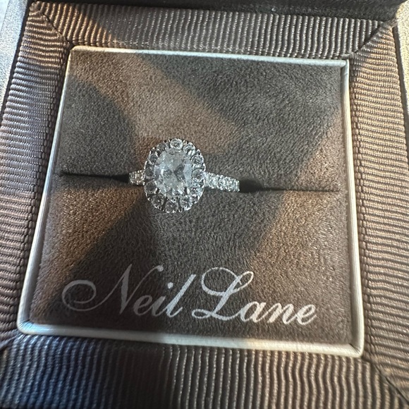 Neil Lane Silver Diamond Ring - Picture 3 of 4